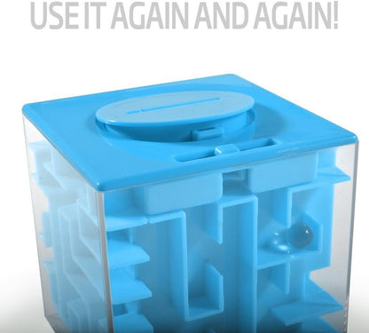 Trekbest Money Maze Puzzle Box - A Fun Unique Way to Give Gifts for Kids and Adults (Green)