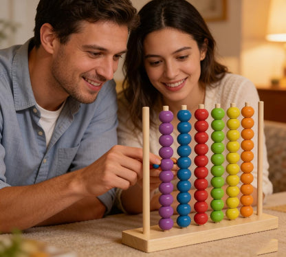 2026 New Fast-Paced Rainbow Ring Stacking Puzzle Game, Upgrade Wooden Color Match Challenge Game for Family Fun and Strategy Lovers, Color Matching Stacking Puzzle Game (A0.3)