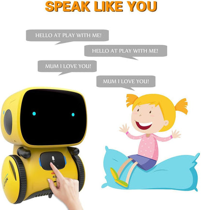 98K Kids Robot Toys for Girls and Boys, Touch and Voice Control Robots Interactive Smart Talking Robots Intelligent Partner and Teacher with Singing, Dancing, STEM Toy Gifts for Kid Age 3 and Up