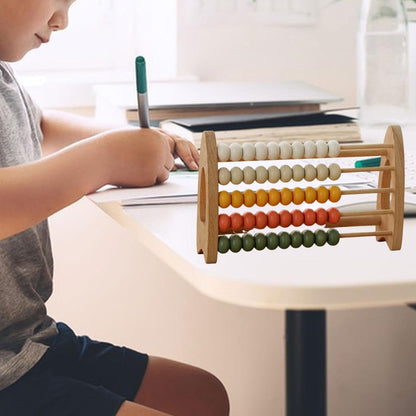Wooden Abacus for Kids with Colorful Beads Counting Abacus