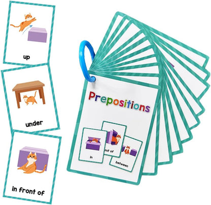 Lachilly Number 1-100 English Flashcards, High Frequency Words, Kindergarten ESL Teaching Materials, Autism Learning Materials, Vocabulary Building, 15 Cards 28 Words