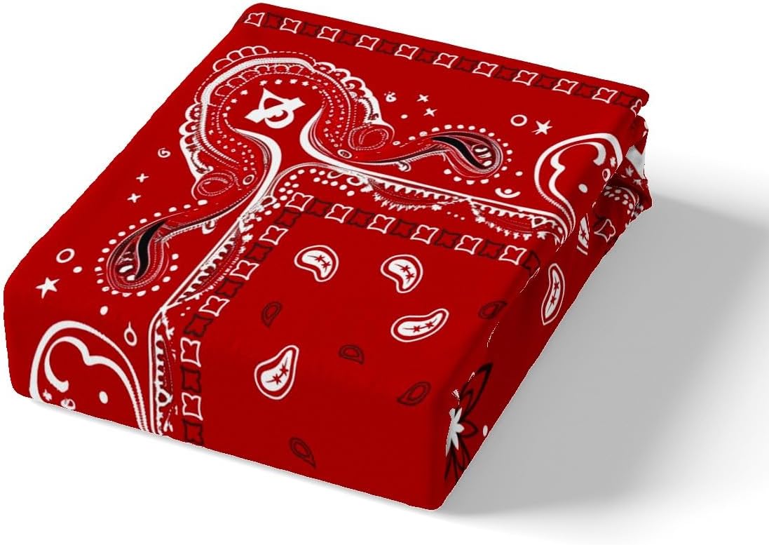 Manfei Musical Kids Fitted Sheet Full Size, MusicalGuitar Radio Drum Kit Headset Print Bedding Set 3pcs for Boys Girls, Rock Music Bed Cover with 2 Pillowcases, Soft Polyester Bedding, No Top Sheet