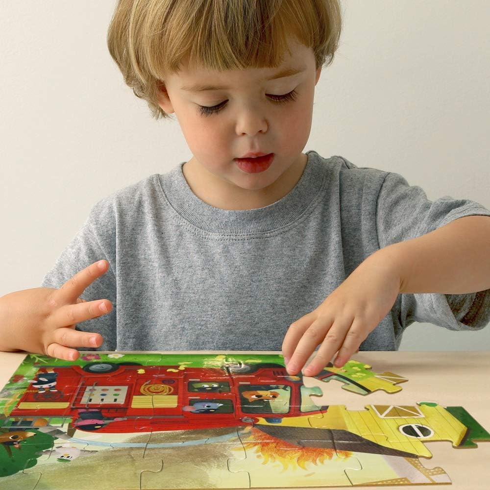 KiDEPOCH 100pc Barnyard Floor Puzzle, 13.8" x 19.7", Paper, Jigsaw, Beginner, 3-8 Years