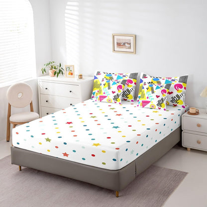 Erosebridal Chemical Equation Bed in a Bag Queen Comforter Set 7 Piece,Chemistry Bedding Sets Science Students Learning Gift Sheet Set with Comforter,Molecular Formula Education Bed Set - Colors A