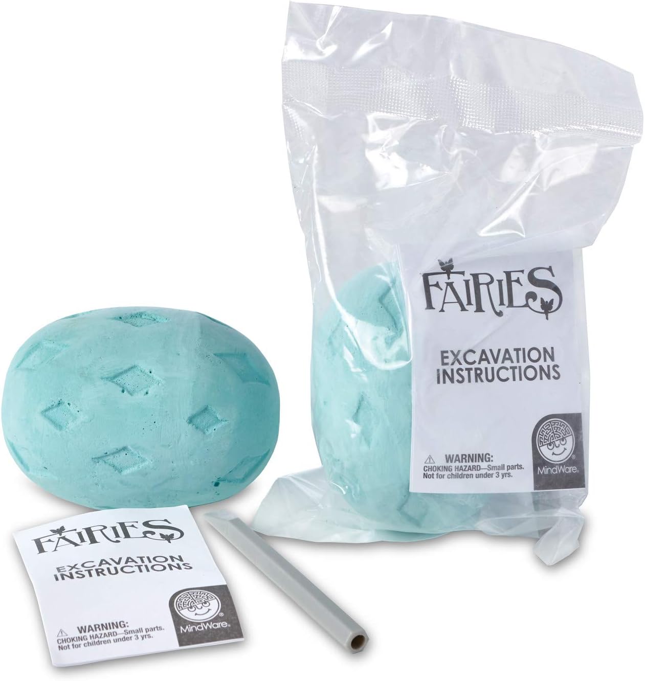 MindWare Dig It Up! Discoveries Fairies Dig Kit – 12 Surprise Eggs and 12 Fairies Toys for Girls & Boys - Great for Birthday Party Kids Activities - Ages 4 and Up