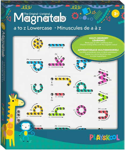 Playskool Magnatab — Numbers and Shapes — Magnetic Board Toy Letter Tracing for Toddlers Learning and Sensory Drawing — for Kids Ages 3 and Up
