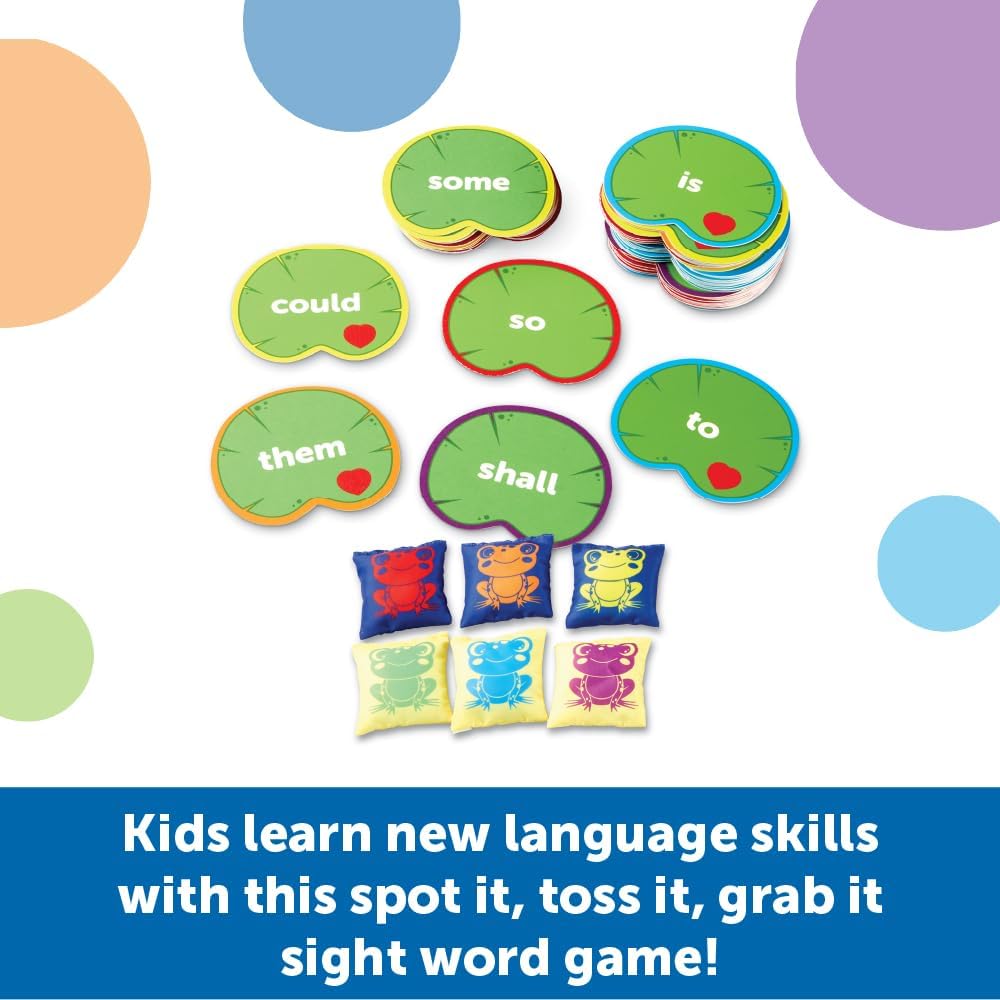 Learning Resources Sight Word Swat A Sight Words Game - Phonics Flash Cards, Board Games for Kids, Montessori Spelling , Homeschool, Classroom Must Haves, Teacher Supplies, Gifts for Boys and Girls