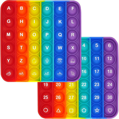 12x12 Multiplication Chart Pop Toy Board, Math Games for Kids, Educational Math Manipulatives, Classroom Learning Supplies, Stress Relief Fidget Toy for Kids & Adults with Anxiety