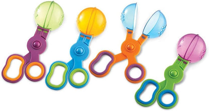 Learning Resources Handy Scoopers - Sensory Bin Sand Toys, Fine Motor, Montessori Kids, Plastic Tweezers, Homeschool Preschool Supplies, Gifts for Boys and Girls