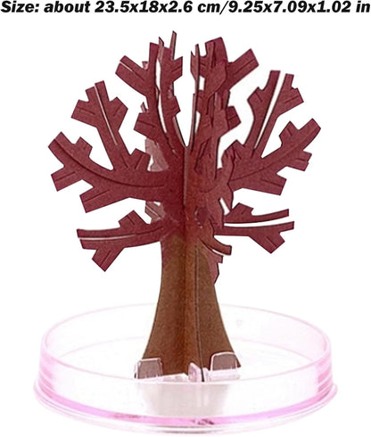 Crystal Growing Kit|Crystal Growing Kit, Mini Flower Tree Cherry Blossom Paper Trees Toys Desk Decor for Kids on Birthday, Christmas Style 2