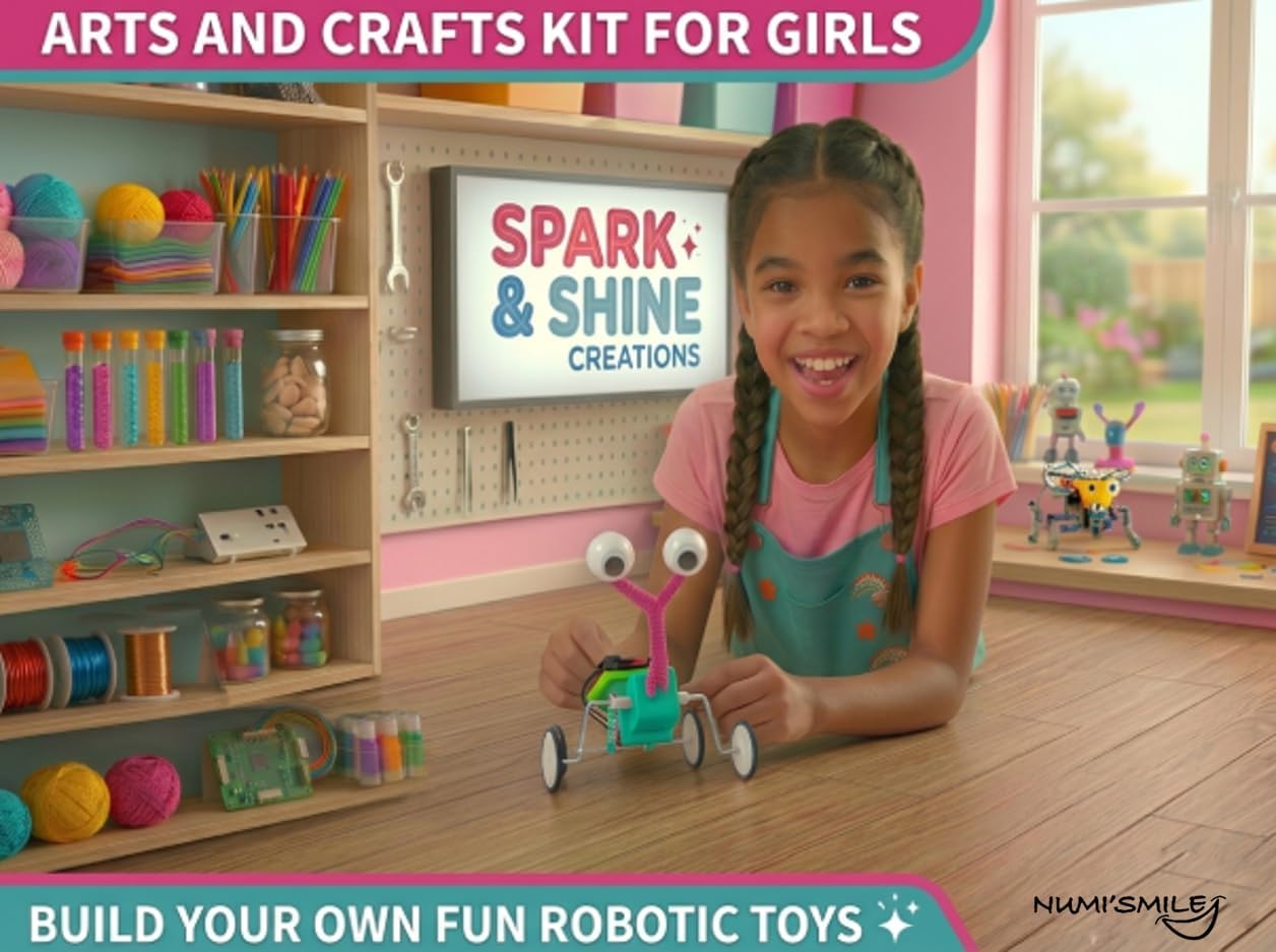 Science Robotics Kit STEM Toys for Boys, DIY Educational Arts and Crafts for Kids, Science Experiments Building Project, Best Birthday for Boys & Girls Age 8 9 10 11 12 Years Old
