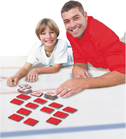 MasterPieces NHL Chicago Blackhawks Matching Game, For Ages 3+ - Fun Family Entertainment for Kids and Adults - Educational, Engaging, and Perfect for Game Night, Interactive Classroom Activities