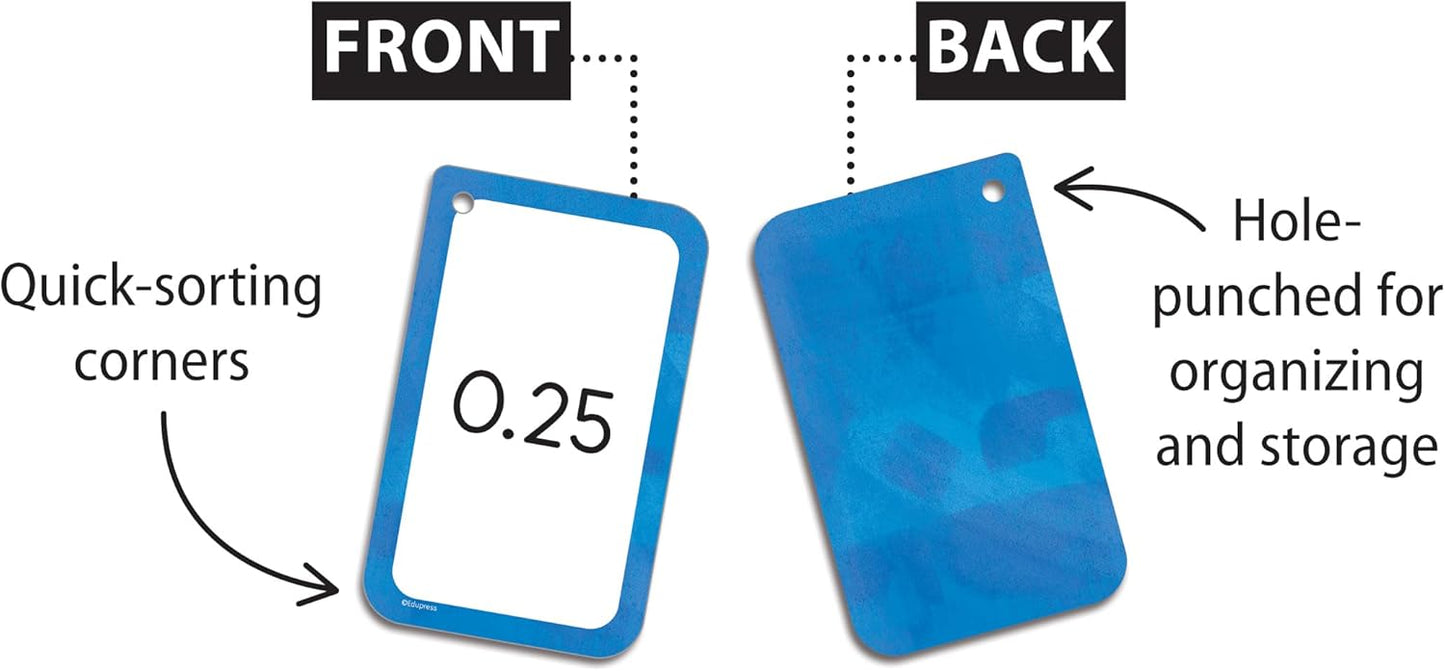 Teacher Created Resources Fractions, Decimals & Percents Flash Cards (EP62098)