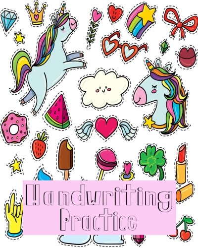 Handwriting Practice: Blank Hand Writing For Kids Homwork