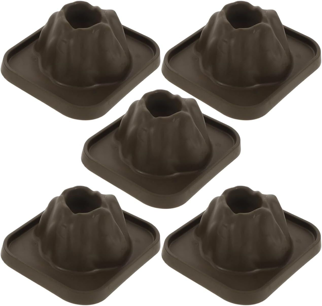 Kisangel 5pcs Erupting Volcano Science Kit, Volcano Eruption Model Scientific Educational Geography Tool for Home School Experiment Accessories