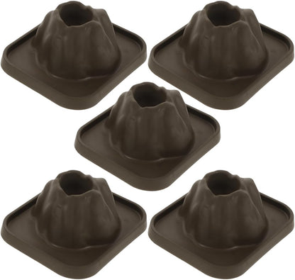 Kisangel 5pcs Erupting Volcano Science Kit, Volcano Eruption Model Scientific Educational Geography Tool for Home School Experiment Accessories