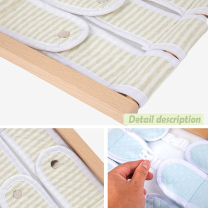 Montessori Wooden Toys for Dressing Learning Board Learning Basic Dressing Skills - Buttons, Snaps, Zippers, Belt Buckles & Hook-and-Loop Fastener Toys for 1 2 3 Year Old Toddlers Sensory Toy Gifts