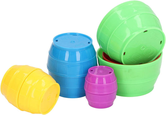Stacking Cups Baby, 10pcs Nesting Cup Early Educational Toy with Color Recognition for Kids Indoor Outdoor Bathtub Beach