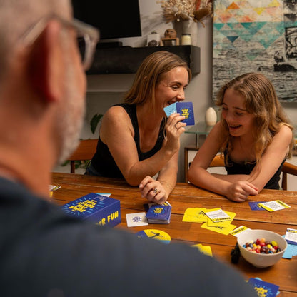 DSS Games The Super Fun Family Time Game [Family Card Game, Entertaining Conversation Starters & Challenges | Great for Gifts and Reunions | for Adults, Kids & Teens, Ages 8+]