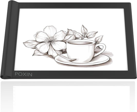 Light Box for Tracing A4,Drawing Pad Dimmable Brightness Indoor or Outdoor for Artists,Drawing,Sketching,Animation and X-ray Viewing (Black)
