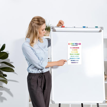 Inspirational Magnets,Motivational Magnets for Locker,8 Powerful Words for the Day Poster,Perfect for Refrigerator, Office, Locker - Ideal for Home, Students, Professionals (8 Words)