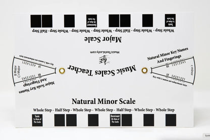 Kits Grand Staff Dry Erase Magnetic Music Theory Board with 35 Note Magnets and Marker (9 x 11.5 Inches) - Piano Teaching Tool, Music Staff Whiteboard, Keyboard Practice Aid