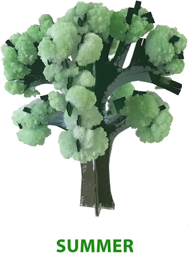 Crystal Growing Seasons Kit | Grow All 4 Seasons Today | Safe, Fun and Fast | Instructions & Facts Included | Copernicus Toys