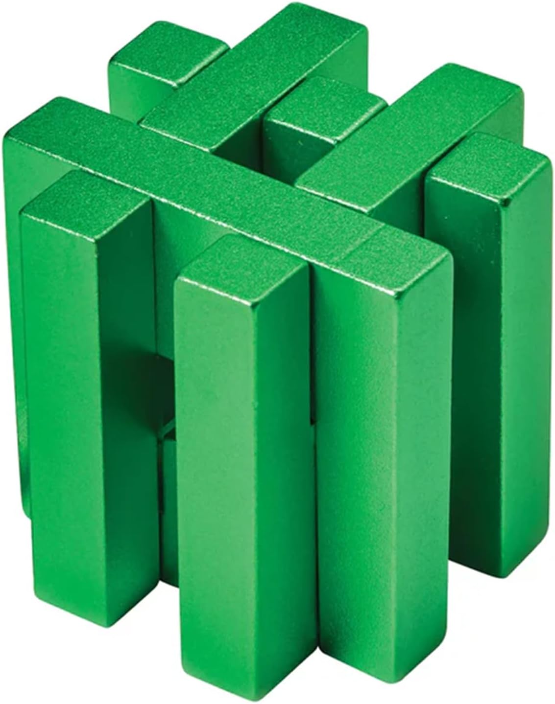 Bits and Pieces Metal Brain Teaser Puzzle - Torpedo Disentanglement Puzzle, 3D Assembly Puzzles for Adults