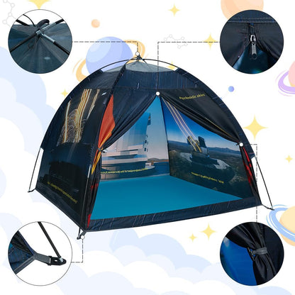 Mnagant James Webb Space Telescope Kids Play Tent Indoor & Outdoor for Boys and Girls(61" x 61" x 45")