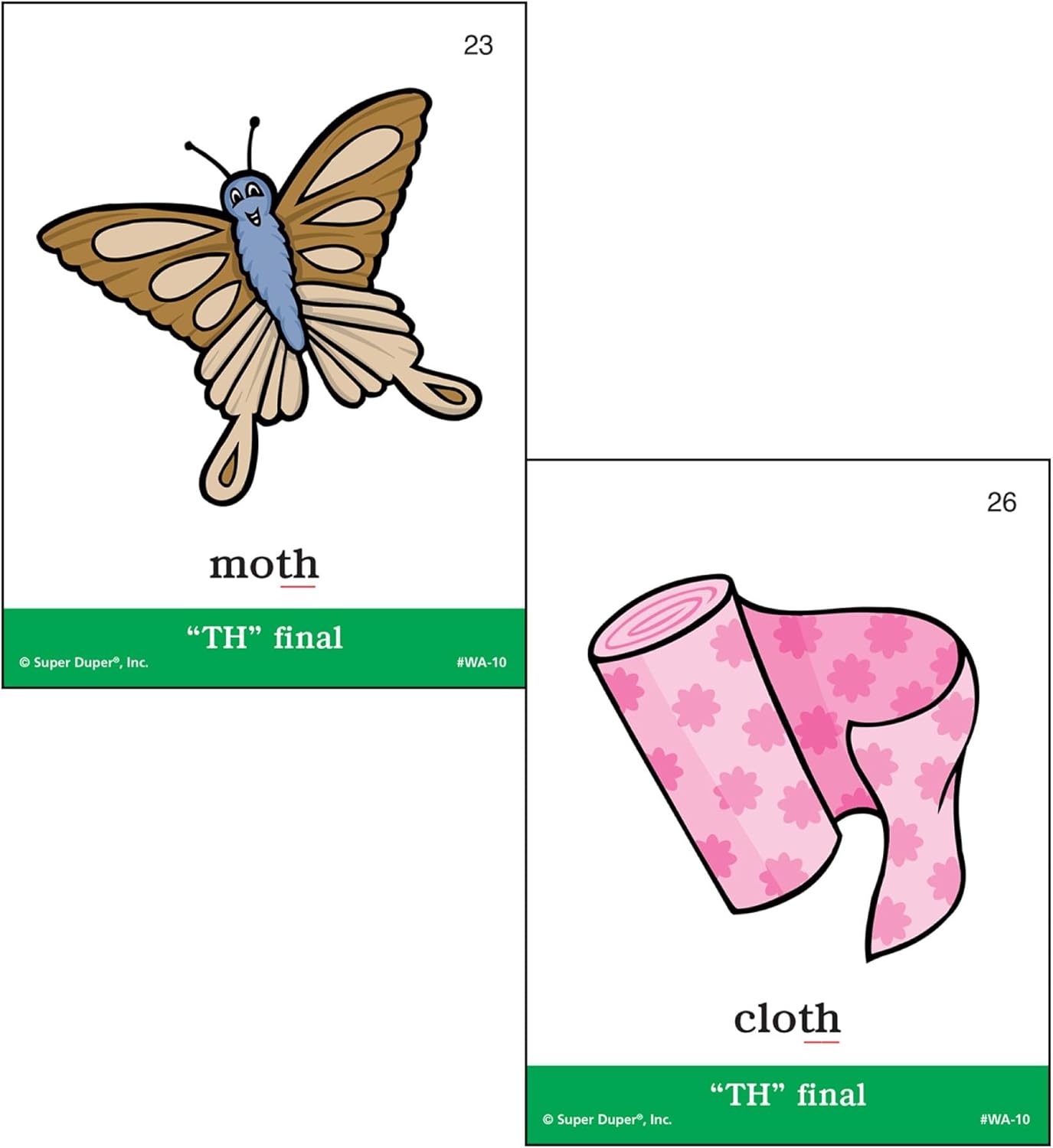 Super Duper Publications | Articulation TH Sound Fun Deck | Vocabulary and Language Development Flash Cards | Educational Learning Materials for Children