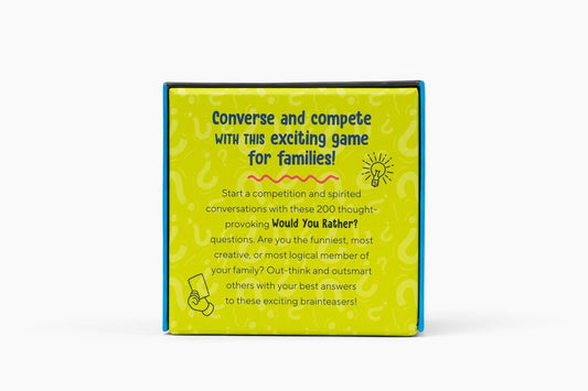 Would You Rather? Family Card Game: Fun Questions, Hilarious Answers, Lively Conversations!