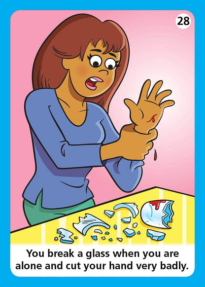 Super Duper Publications | Difficult Situations Fun Deck | Social Skills and Safety Flash Cards | Educational Learning Materials for Children