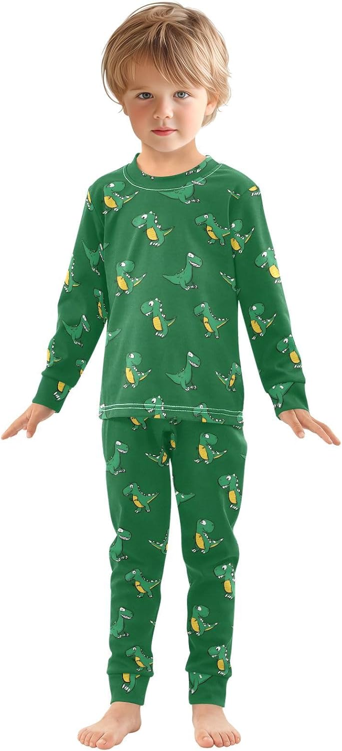ALAZA Shark Starfish Palm Tree 2 Piece Pajama Set Long Sleeve Top and Pants Sleepwear Unisex - Colors A