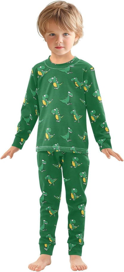 ALAZA Shark Starfish Palm Tree 2 Piece Pajama Set Long Sleeve Top and Pants Sleepwear Unisex - Colors A