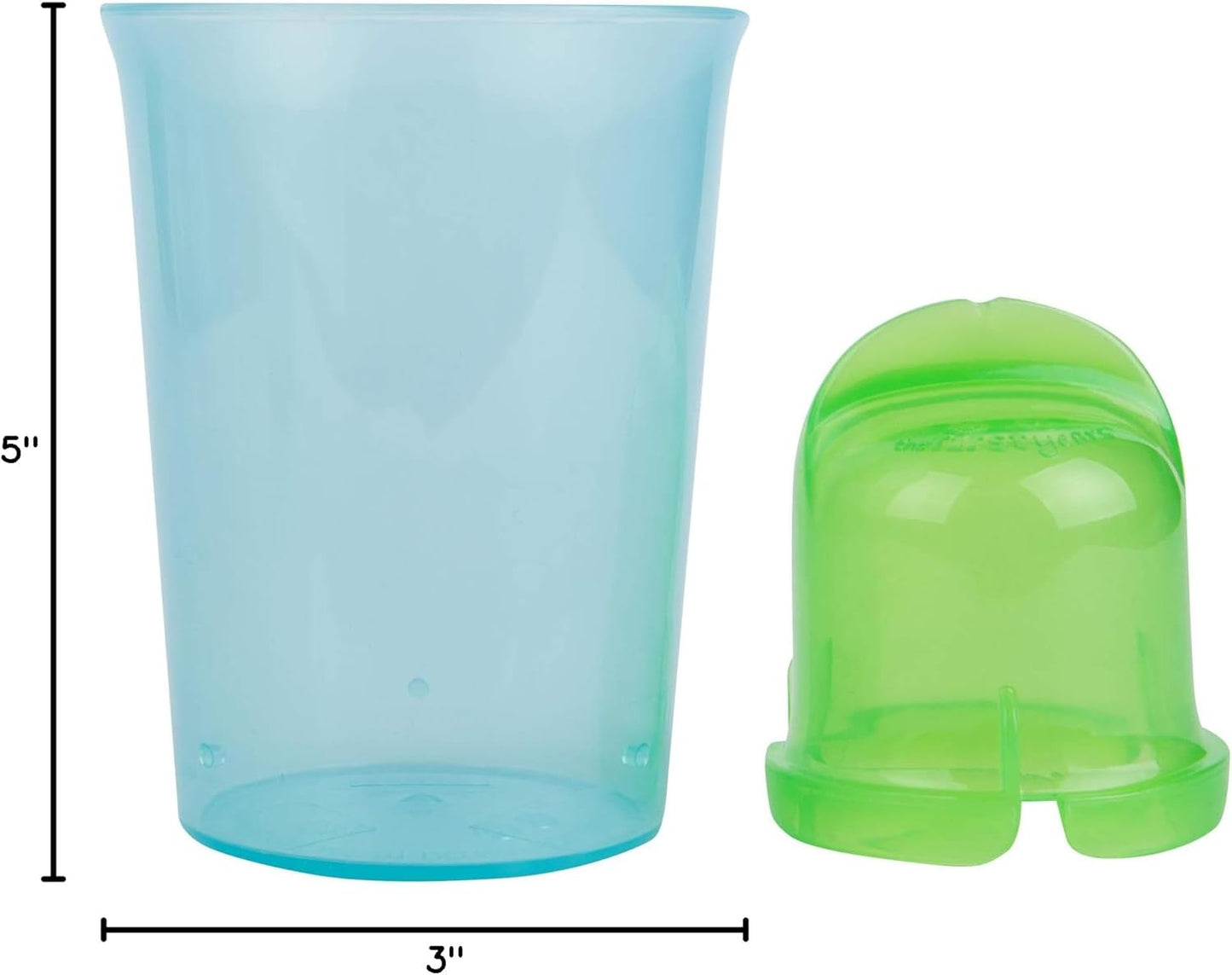 The First Years My First Open Cup — 2 Cups in 1 — Open Baby Cup with Removable Spill Control Insert — Training Cups for Transition to Toddler Cups — Ages 12 Months and Up — 2 Count