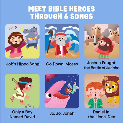 Dance with Jesus Christian Sound Books for Kids - 6 Bible Songs for Toddlers – Christian Gifts for Kids - Baby Bible for Baptism, Christening, Dedication Gifts, Sunday School, Preschool Homeschool