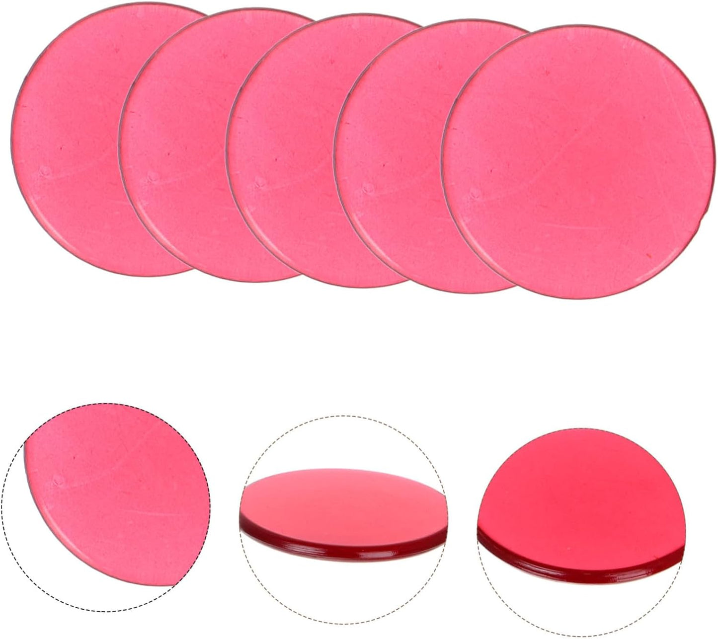 Kisangel Bingo Chips Game Token Disc Math Counters Game Tokens Counting Chips Bingo Markers Counters for Games