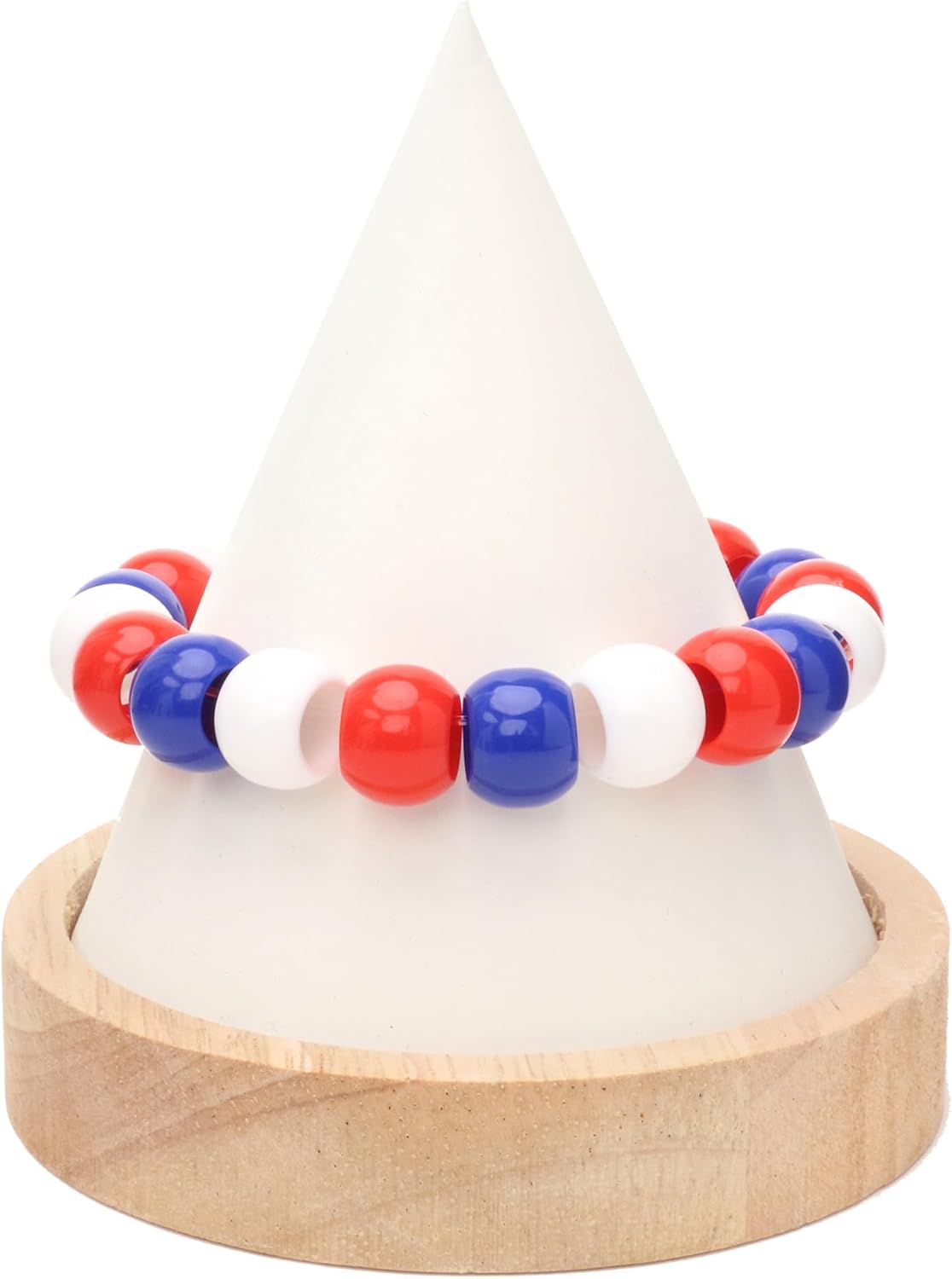 300 Acrylic Large Hole Beads for Crafts and for Hair 10mm x 12mm Acrylic Barrel Beads with 5.7mm Large Hole, Glossy Primary Assortment