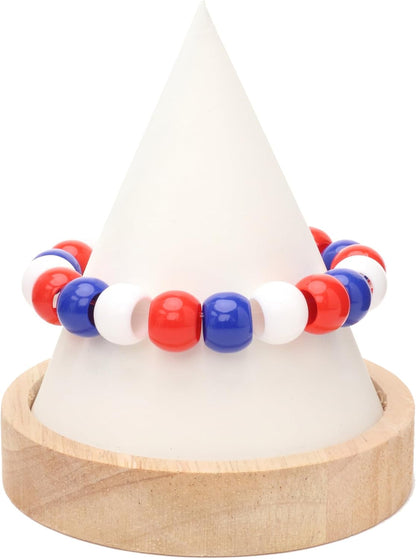 300 Acrylic Large Hole Beads for Crafts and for Hair 10mm x 12mm Acrylic Barrel Beads with 5.7mm Large Hole, Glossy Primary Assortment