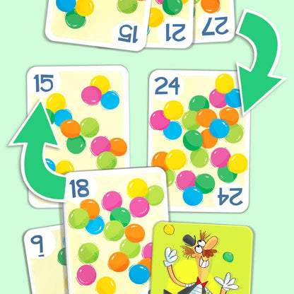 Melon Rind Jump 1, Math Game for Kids Learning Adding and Subtracting by 1, Lively, Card Game, Quick Activity for Boosting Math Confidence, Easy Screenless Fun, Perfect for Kindergarteners, Ages 5+