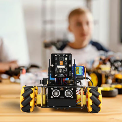 ACEBOTT Smart Robot Car Kit Compatible with Arduino, Robotics for Kids Ages 8-12 12-16, Electronic Programming Project/STEM Science Kits Coding Gifts for Adults and Youths
