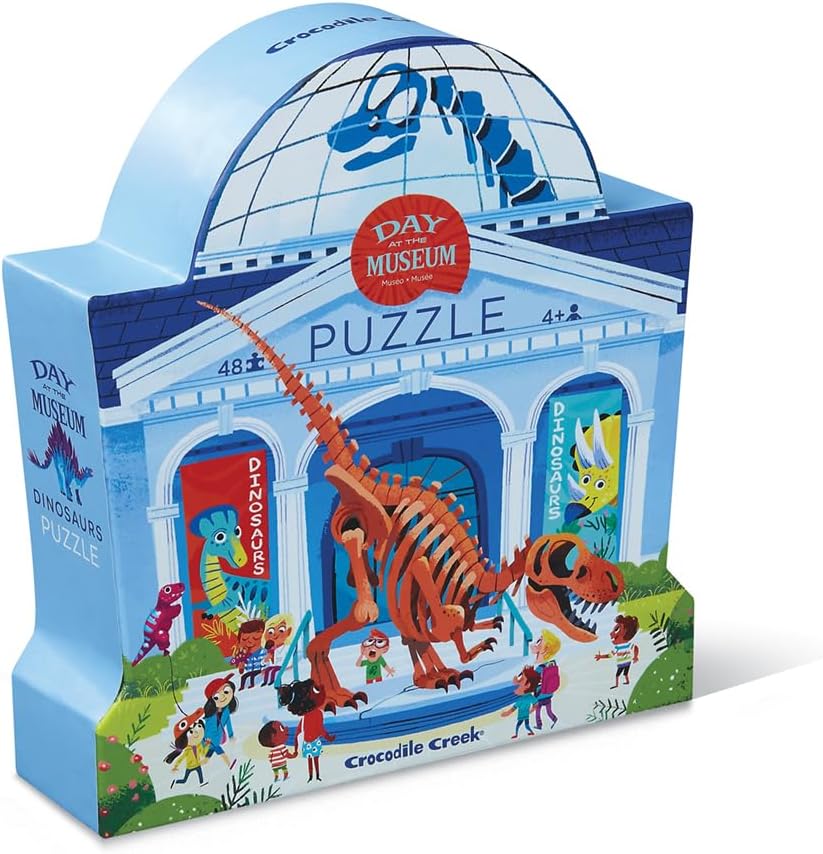 Crocodile Creek Above + Below 48-Piece Jigsaw Floor Puzzle - Fun Floor Puzzles for Kids Ages 4-8, Jumbo Unicorn