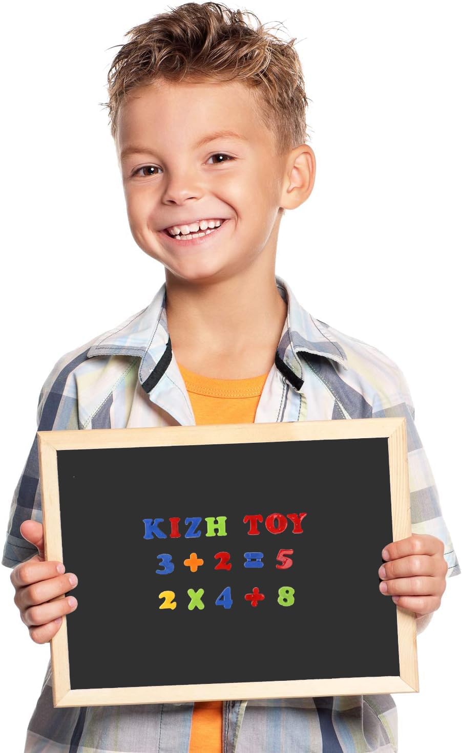 Magnetic Letters Numbers Alphabet ABC 123 Fridge Magnets Plastic Educational Toy Set Preschool Learning Spelling Counting Uppercase Lowercase Math for 3 4 5 Years Kids(78 pcs)