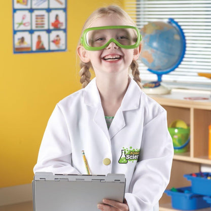 Learning Resources Beaker Creatures Lab Gear - 2 Pieces, Ages 5+ Lab Coat & Glasses for Kids, Science Exploration Games, STEM Toys for Kids