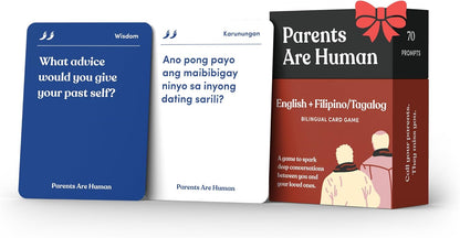 Parents Are Human, Relationship Cards, Get to Know Each Other Better, Parents, Families, Teens & Kids Relationship Building, Light & Deep Questions, 70 Questions & Activity Cards, English