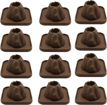 jarbins 10Pcs Volcanic Model School Figure Model Experiment for Volcano Science Kit Volcano Eruption Toy DIY Demonstration Props