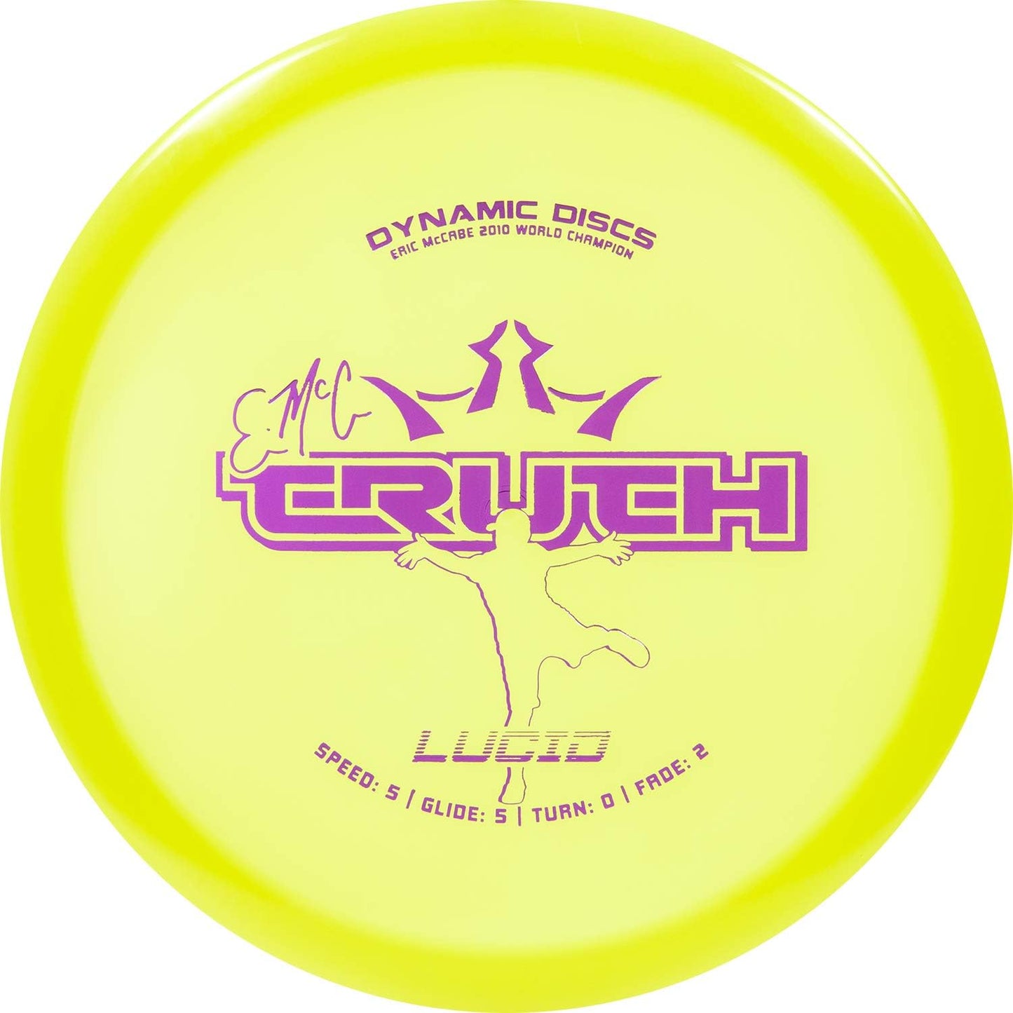Dynamic Discs Lucid EMAC Truth Disc Golf Midrange | Straight–Stable Control Mid Range | Premium Plastic | Accurate Lines for Fairway & Approach Shots | Reliable Consistent Flight | (Colors May Vary)