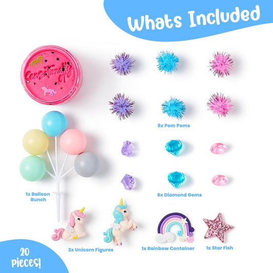 Mini Unicorn Sensory Dough Kit, A Perfect Holiday Gift to Bring Unicorns to Life in a Magical Fairytale