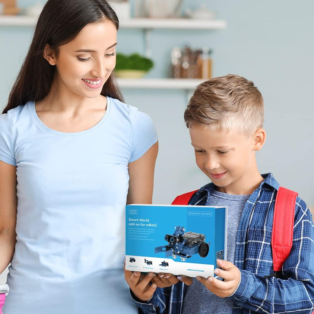 Makeblock mBot2 Coding Robot for Kids, Code Learning Support Scratch & Python Programming, Robotics Kit for Kids Ages 8-14 and up, Building STEM Robot Toys Gifts for Boys Girls