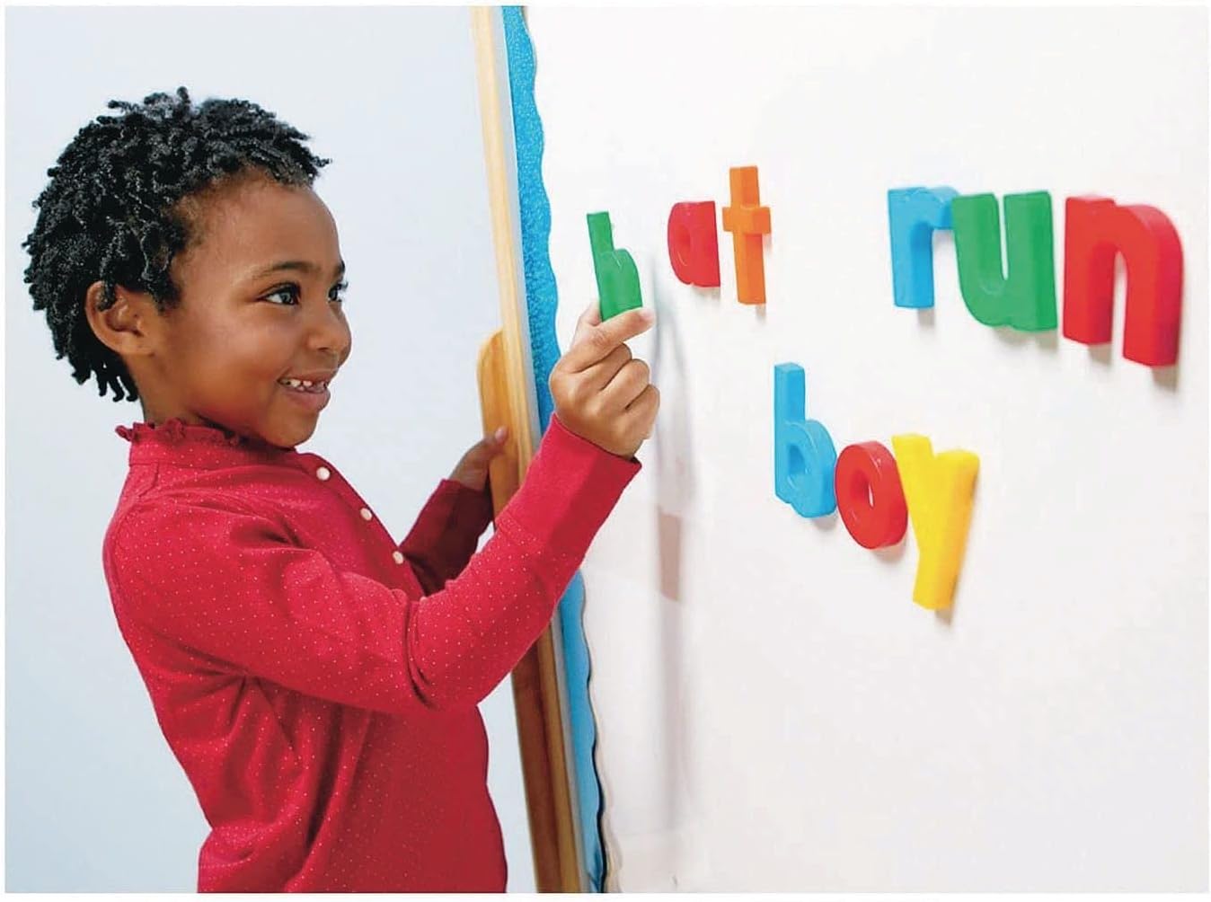 Educational Insights Multicolored Jumbo Lowercase AlphaMagnets, Set of 42 Lowercase Letters: Perfect for Homeschool & Classroom, Ages 3+